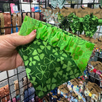 Golden Clover Glow Reversible Scrunchie Bandana