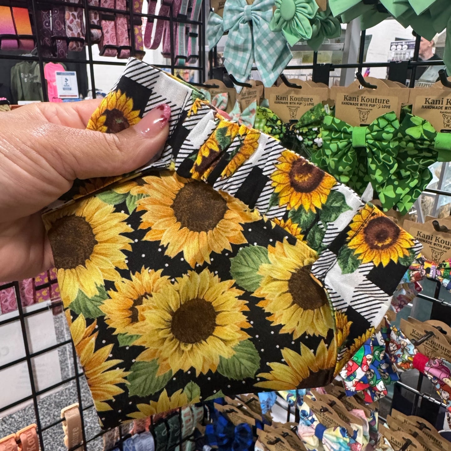 Sunflower Patch Reversible Bandana