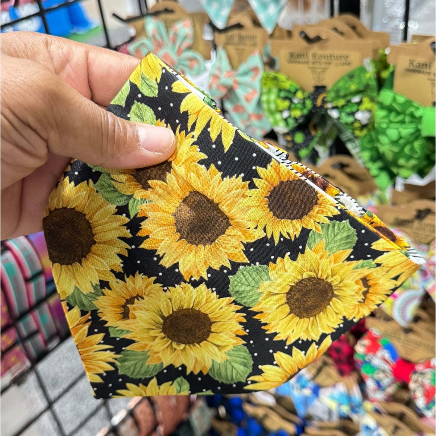 Sunflower Patch Reversible Bandana