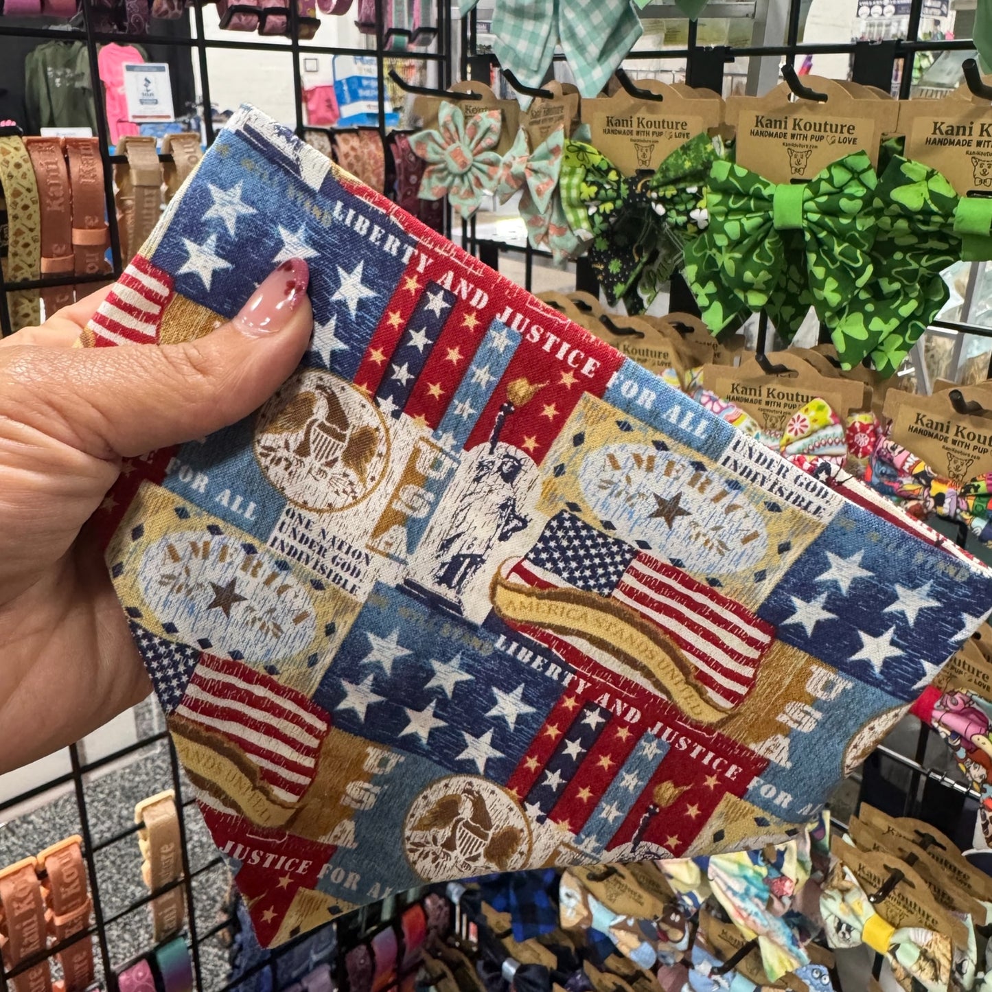Stars & Freedom Reversible Scrunchie Bandana