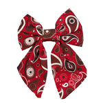 Red Paisley - Collar Tie