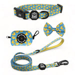 Rubber Ducky Essential Collar Set: Adjustable Dog Collar, Leash, Bow Tie, and Accessories